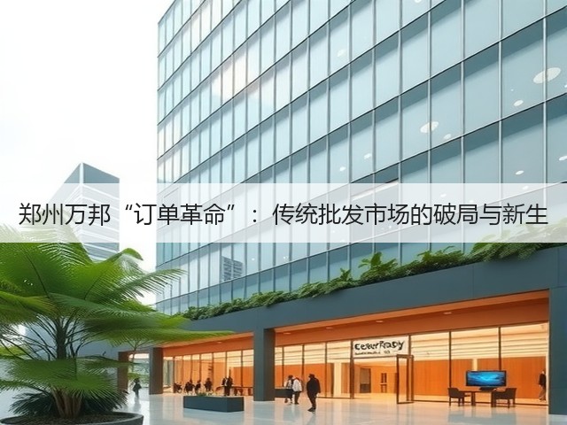 郑州万邦“订单革命”:传统批发市场的破局与新生(图3) 郑州万邦“订单革命”:传统批发市场的破局与新生(图3)