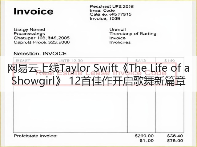 网易云上线Taylor Swift《The Life of a Showgirl》 12首佳作开启歌舞新篇章(图1) 网易云上线Taylor Swift《The Life of a Showgirl》 12首佳作开启歌舞新篇章(图1)