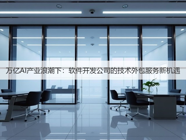 万亿AI产业浪潮下:软件开发公司的技术外包服务新机遇(图1) 万亿AI产业浪潮下:软件开发公司的技术外包服务新机遇(图1)