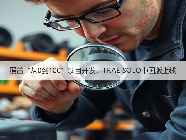 覆盖“从0到100”项目开发,TRAE SOLO中国版上线(图1) 覆盖“从0到100”项目开发,TRAE SOLO中国版上线(图1)