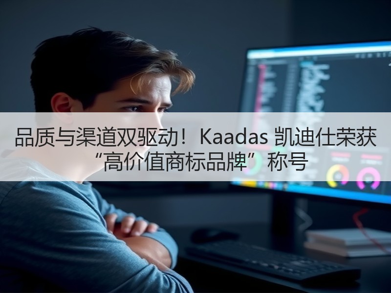 品质与渠道双驱动！Kaadas 凯迪仕荣获 “高价值商标品牌
