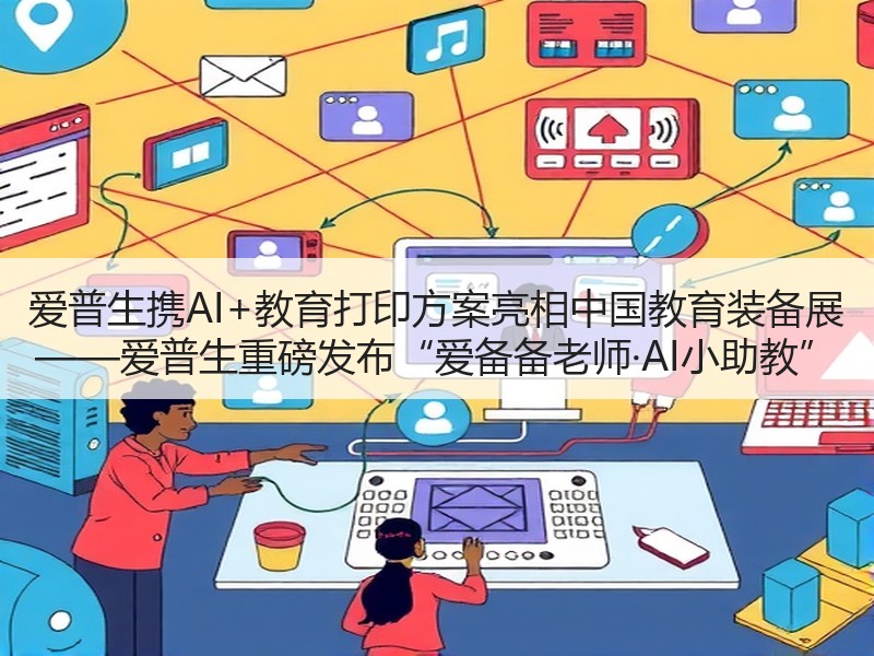 爱普生携AI+教育打印方案亮相中国教育装备展 ——爱普生重磅