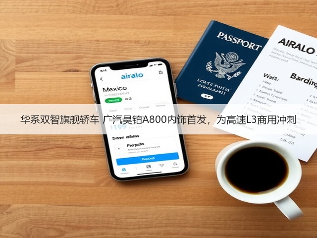 华系双智旗舰轿车 广汽昊铂A800内饰首发，为高速L3商用冲刺(图2)
