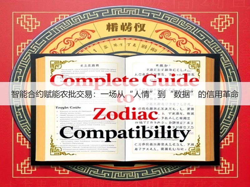 智能合约赋能农批交易：一场从“人情”到“数据”的信用革命