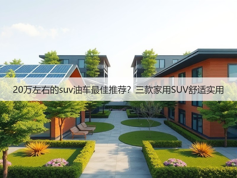 20万左右的suv油车最佳推荐？三款家用SUV舒适实用