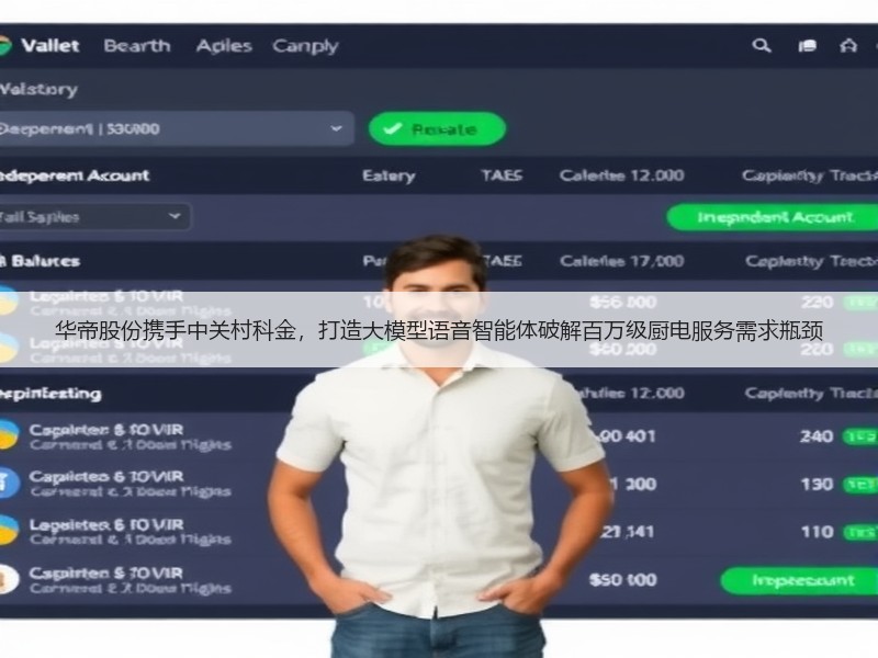 华帝股份携手中关村科金，打造大模型语音智能体破解百万级厨电服
