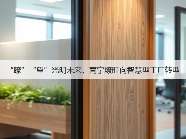 “瞭”“望”光明未来，南宁燎旺向智慧型工厂转型(图3)