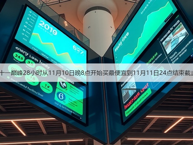 2025双十一巅峰28小时从11月10日晚8点开始买最便宜到11月11日24点结束截止最划算(图1)