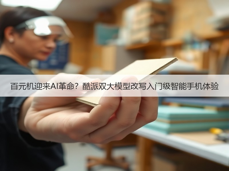 百元机迎来AI革命？酷派双大模型改写入门级智能手机体验