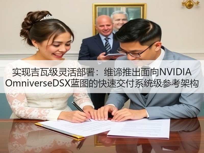 实现吉瓦级灵活部署：维谛推出面向NVIDIA Omniver