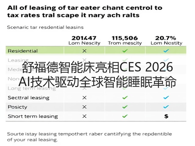 舒福德智能床亮相CES 2026 AI技术驱动全球智能睡眠革命(图2) 舒福德智能床亮相CES 2026 AI技术驱动全球智能睡眠革命(图2)
