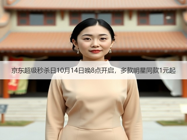 京东超级秒杀日10月14日晚8点开启,多款明星同款1元起(图1) 京东超级秒杀日10月14日晚8点开启,多款明星同款1元起(图1)