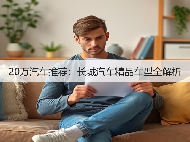 20万汽车推荐：长城汽车精品车型全解析(图1)