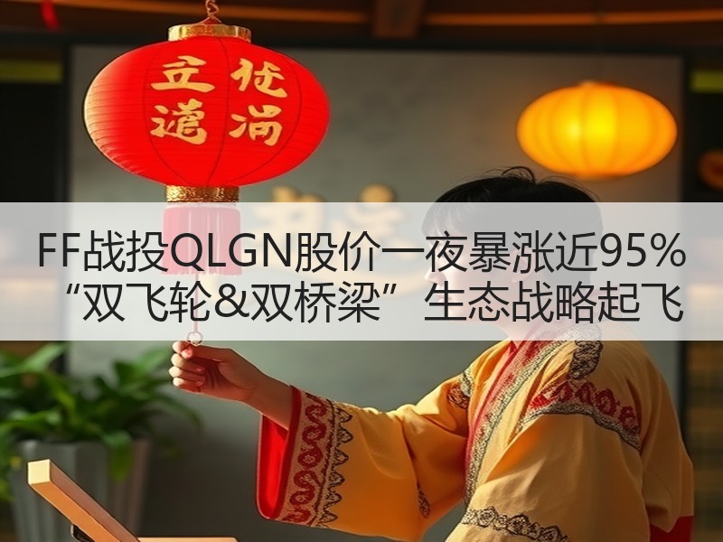 FF战投QLGN股价一夜暴涨近95% “双飞轮&双桥梁”生态
