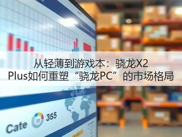 从轻薄到游戏本：骁龙X2 Plus如何重塑“骁龙PC”的市场格局(图1)