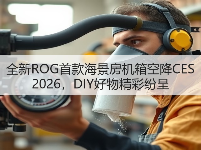 全新ROG首款海景房机箱空降CES 2026,DIY好物精彩纷呈(图1) 全新ROG首款海景房机箱空降CES 2026,DIY好物精彩纷呈(图1)