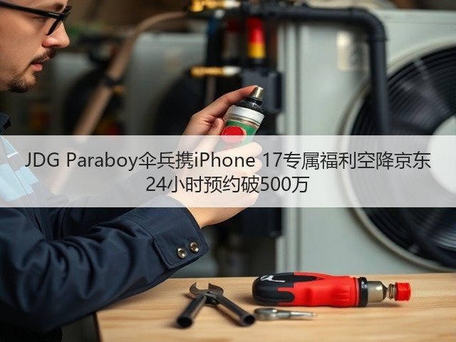 JDG Paraboy伞兵携iPhone 17专属福利空降京东 24小时预约破500万(图2) JDG Paraboy伞兵携iPhone 17专属福利空降京东 24小时预约破500万(图2)