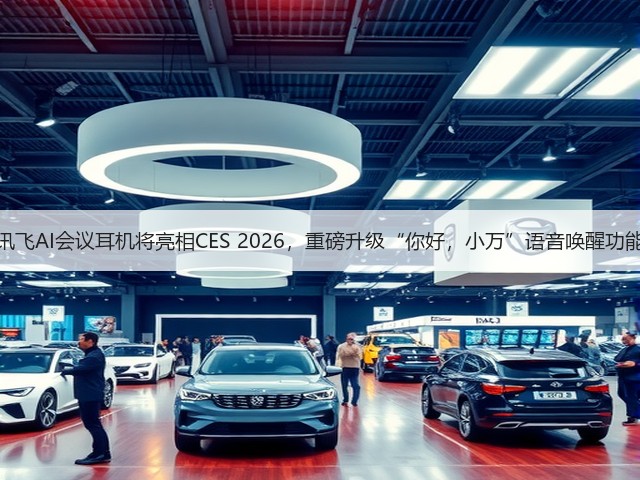 讯飞AI会议耳机将亮相CES 2026,重磅升级“你好,小万”语音唤醒功能(图3) 讯飞AI会议耳机将亮相CES 2026,重磅升级“你好,小万”语音唤醒功能(图3)