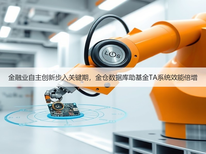 金融业自主创新步入关键期，金仓数据库助基金TA系统效能倍增
