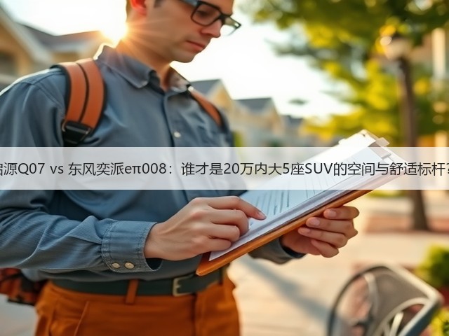 启源Q07 vs 东风奕派eπ008:谁才是20万内大5座SUV的空间与舒适标杆?(图3) 启源Q07 vs 东风奕派eπ008:谁才是20万内大5座SUV的空间与舒适标杆?(图3)