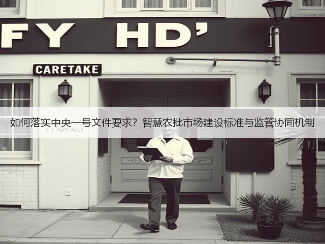 如何落实中央一号文件要求?智慧农批市场建设标准与监管协同机制(图2) 如何落实中央一号文件要求?智慧农批市场建设标准与监管协同机制(图2)