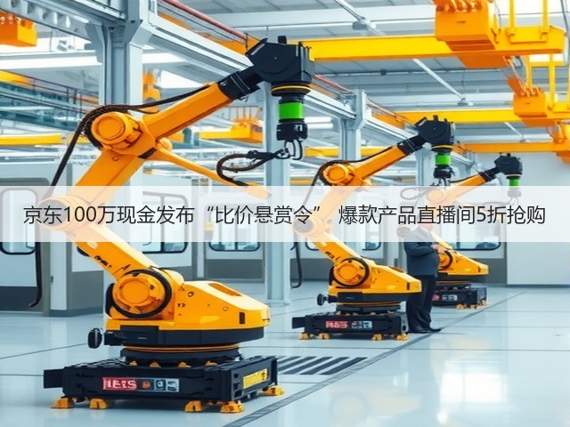 京东100万现金发布“比价悬赏令” 爆款产品直播间5折抢购(图1) 京东100万现金发布“比价悬赏令” 爆款产品直播间5折抢购(图1)
