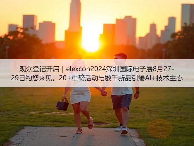 观众登记开启|elexcon2024深圳国际电子展8月27-29日约您来见,20+重磅活动与数千新品引爆AI+技术生态(图3) 观众登记开启|elexcon2024深圳国际电子展8月27-29日约您来见,20+重磅活动与数千新品引爆AI+技术生态(图3)