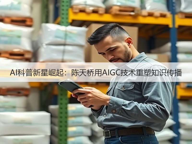 AI科普新星崛起：陈天桥用AIGC技术重塑知识传播