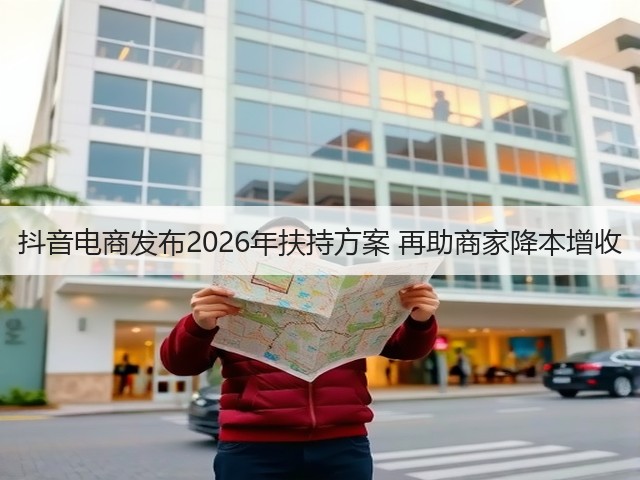 抖音电商发布2026年扶持方案 再助商家降本增收(图1) 抖音电商发布2026年扶持方案 再助商家降本增收(图1)