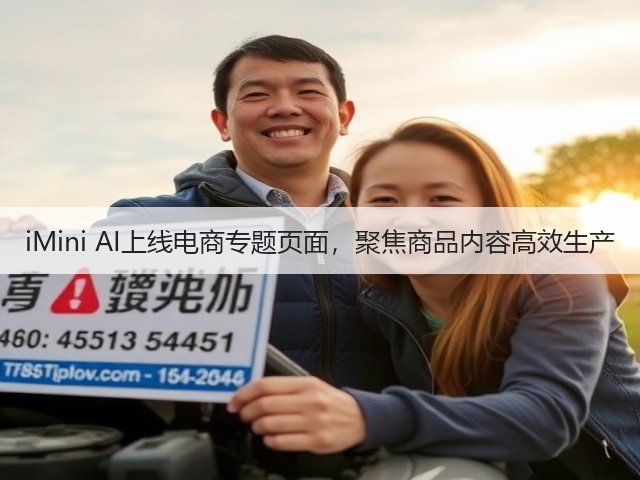 iMini AI上线电商专题页面,聚焦商品内容高效生产(图3) iMini AI上线电商专题页面,聚焦商品内容高效生产(图3)