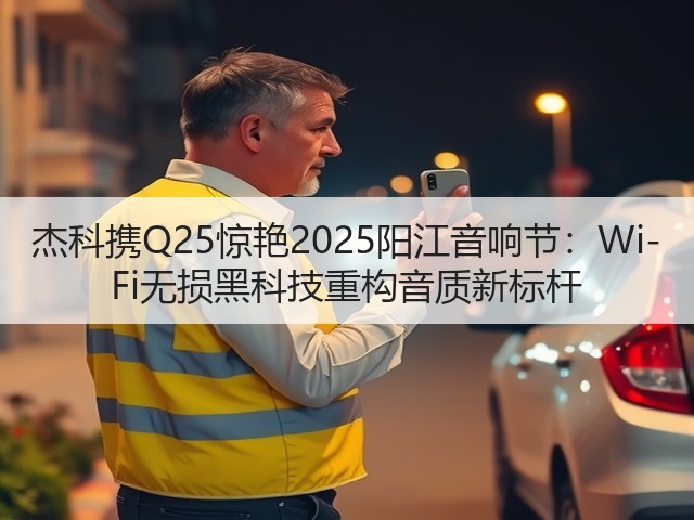 杰科携Q25惊艳2025阳江音响节：Wi-Fi无损黑科技重构音质新标杆(图2)