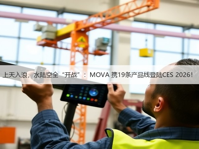上天入浪，水陆空全“开战”：MOVA 携19条产品线登陆CES 2026！(图3)
