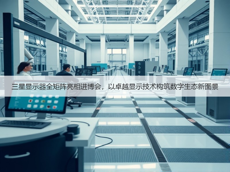 三星显示器全矩阵亮相进博会，以卓越显示技术构筑数字生态新图景
