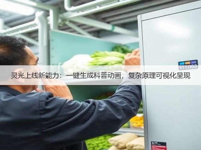 灵光上线新能力:一键生成科普动画,复杂原理可视化呈现(图1) 灵光上线新能力:一键生成科普动画,复杂原理可视化呈现(图1)