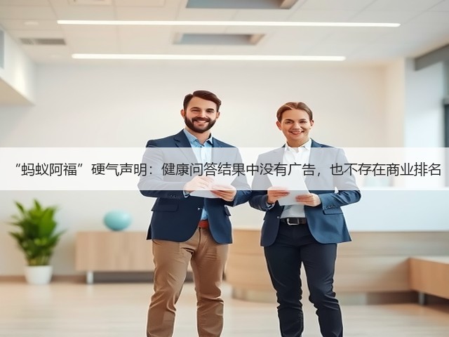 “蚂蚁阿福”硬气声明：健康问答结果中没有广告，也不存在商业排名(图3)