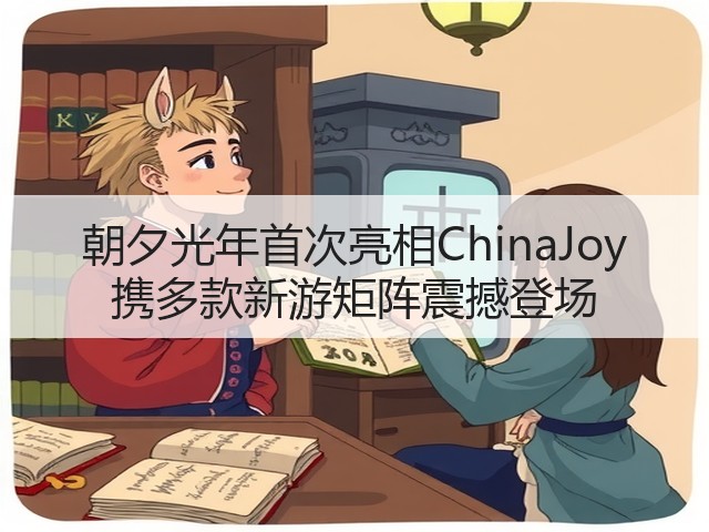 朝夕光年首次亮相ChinaJoy 携多款新游矩阵震撼登场(图1)
