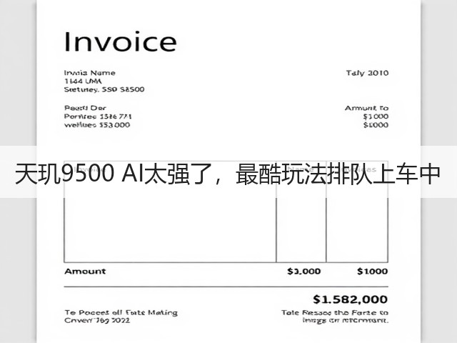 天玑9500 AI太强了,最酷玩法排队上车中(图2) 天玑9500 AI太强了,最酷玩法排队上车中(图2)