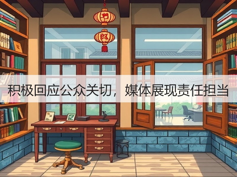 积极回应公众关切，媒体展现责任担当