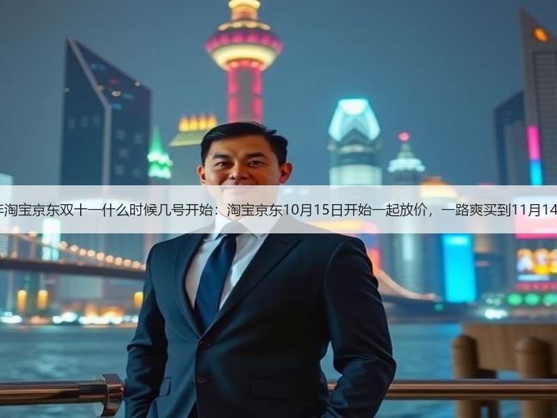 2025年淘宝京东双十一什么时候几号开始：淘宝京东10月15