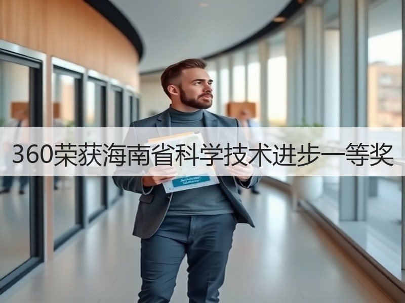 360荣获海南省科学技术进步一等奖