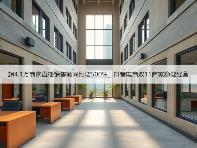 超4.1万商家直播销售额同比增500%,抖音电商双11商家稳健经营(图3) 超4.1万商家直播销售额同比增500%,抖音电商双11商家稳健经营(图3)