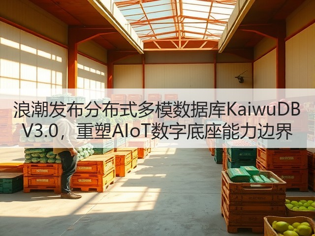 浪潮发布分布式多模数据库KaiwuDB V3.0，重塑AIoT数字底座能力边界(图1)