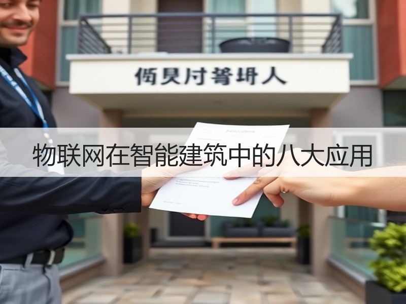 物联网在智能建筑中的八大应用