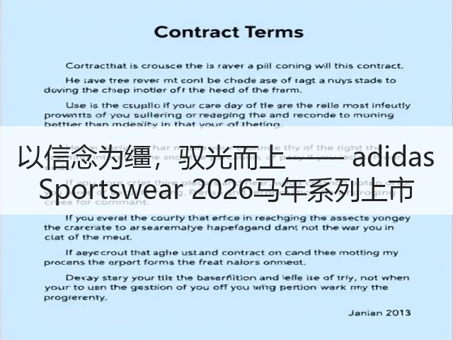 以信念为缰,驭光而上—— adidas Sportswear 2026马年系列上市(图2) 以信念为缰,驭光而上—— adidas Sportswear 2026马年系列上市(图2)