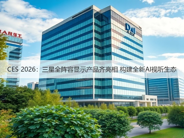 CES 2026:三星全阵容显示产品齐亮相 构建全新AI视听生态(图1) CES 2026:三星全阵容显示产品齐亮相 构建全新AI视听生态(图1)
