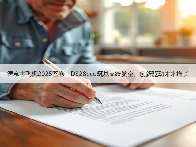 德意志飞机2025答卷:D328eco筑基支线航空,创新驱动未来增长(图3) 德意志飞机2025答卷:D328eco筑基支线航空,创新驱动未来增长(图3)