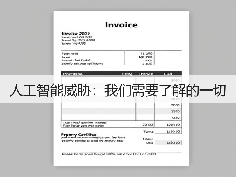 人工智能威胁：我们需要了解的一切