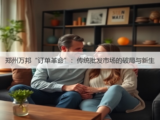 郑州万邦“订单革命”:传统批发市场的破局与新生(图1) 郑州万邦“订单革命”:传统批发市场的破局与新生(图1)
