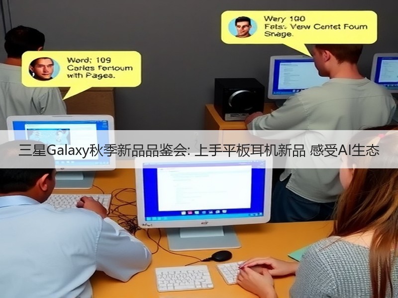 三星Galaxy秋季新品品鉴会: 上手平板耳机新品 感受AI