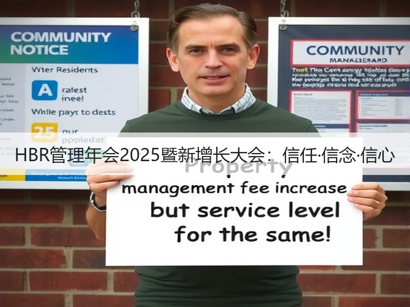 HBR管理年会2025暨新增长大会：信任·信念·信心